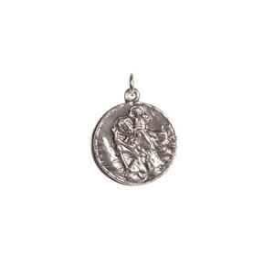 VIRGINS SAINTS & ANGELS VSA Saint Christopher Locket in Silver